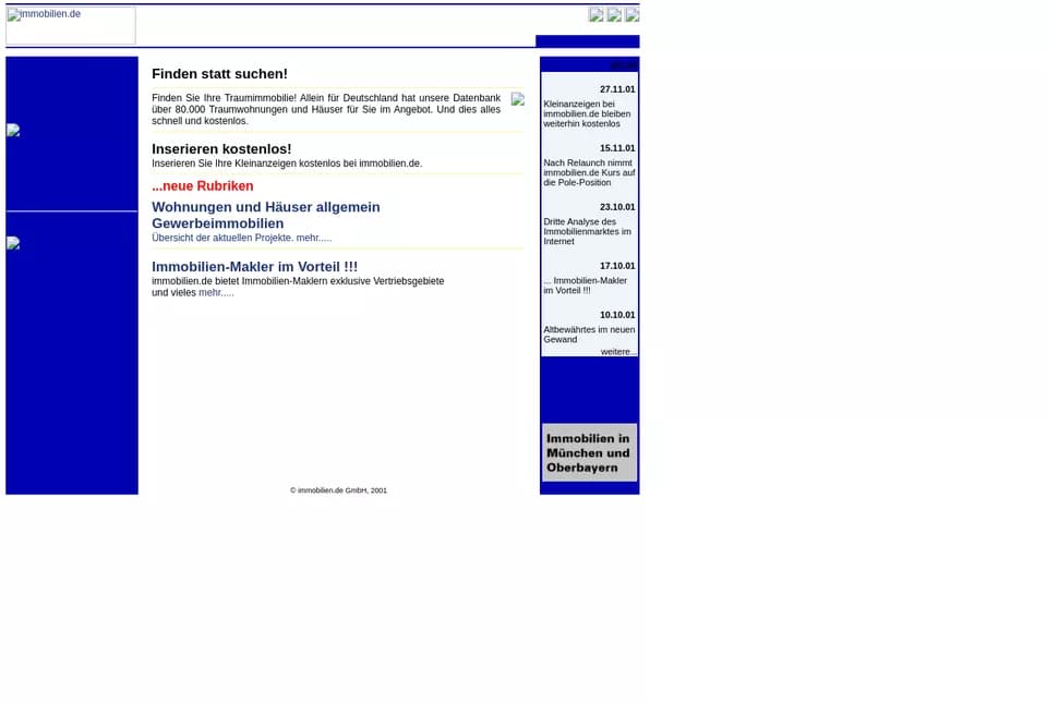 immobilien.de im Jahr 2002