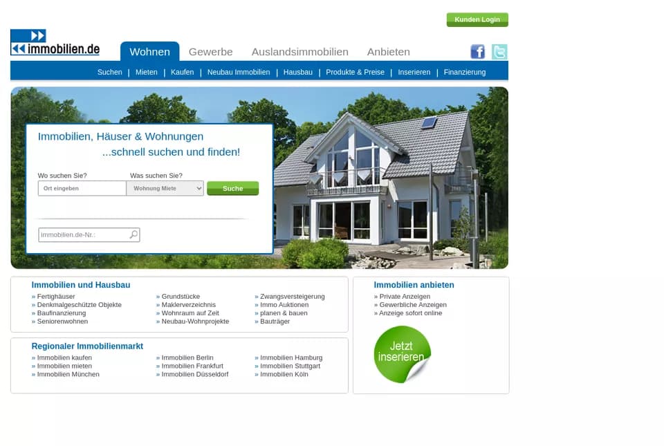 immobilien.de im Jahr 2014
