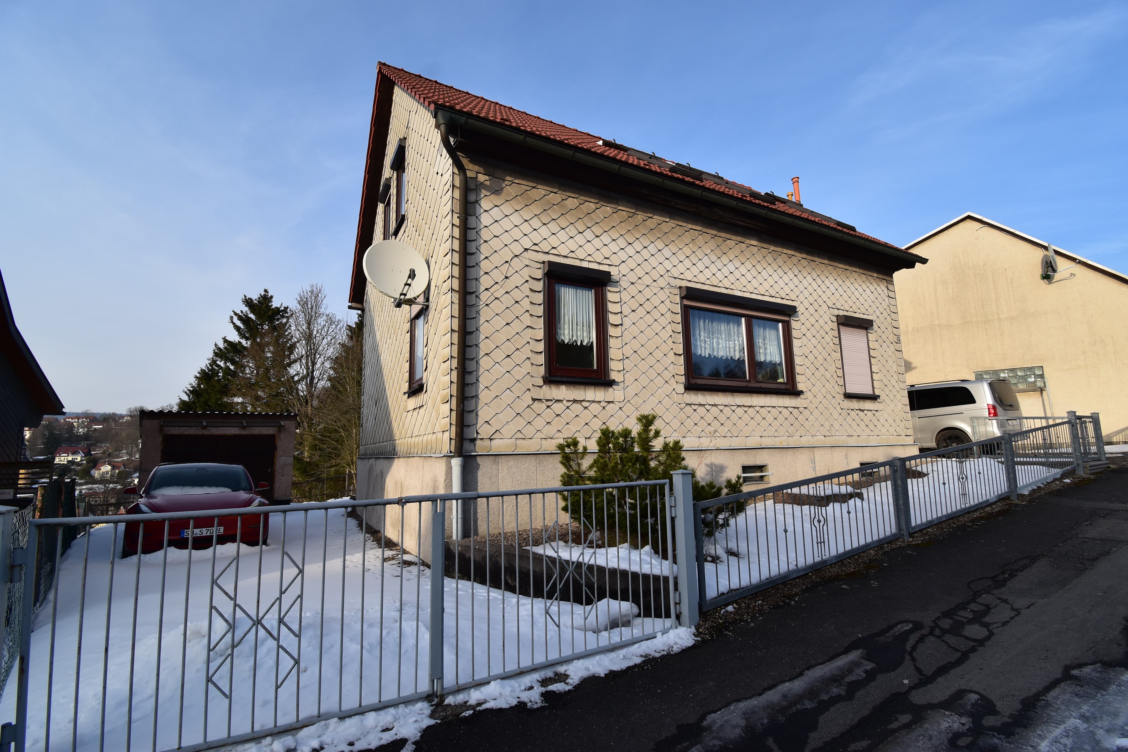 Freistehendes Einfamilienhaus