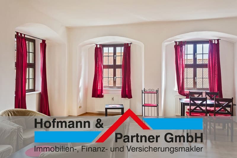 Teilmöblierte Wohnung am Fuße des Burgberges