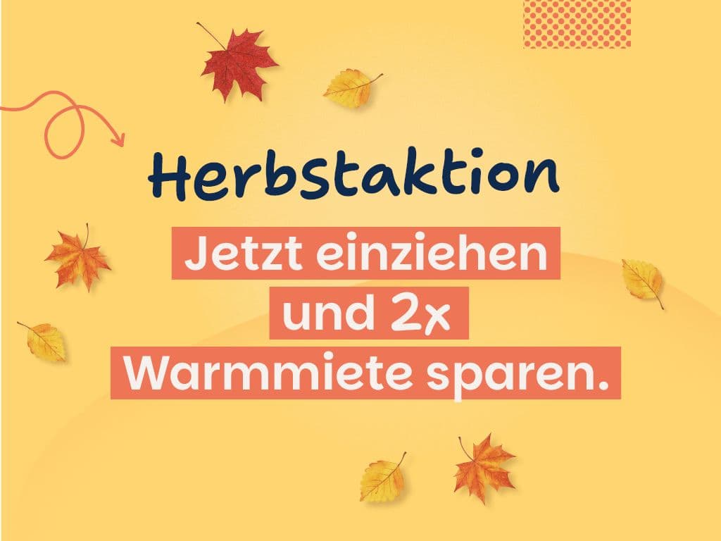 Im Herbst umziehen und 2x Miete sparen