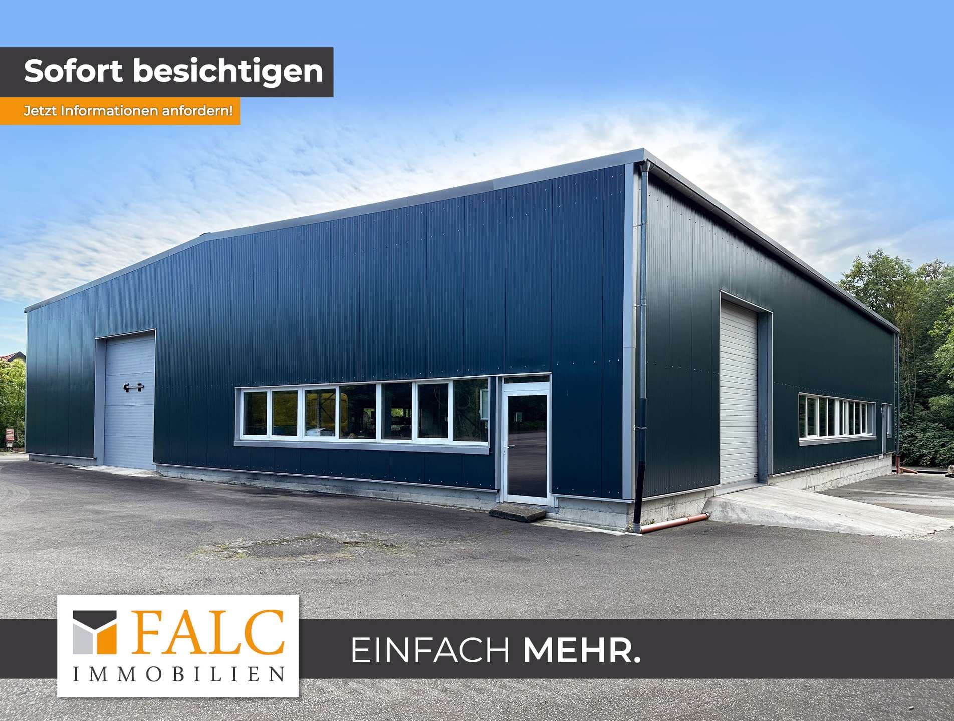 Gewerbehalle & Freifläche mit Entwicklungspotential