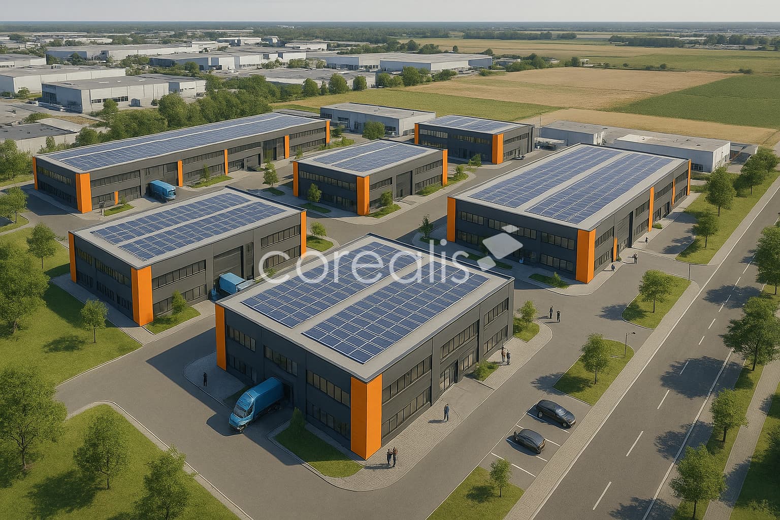 Neubau im Ruhrgebiet: Moderne Hallenflächen nach Maß – Exklusiv über Corealis !