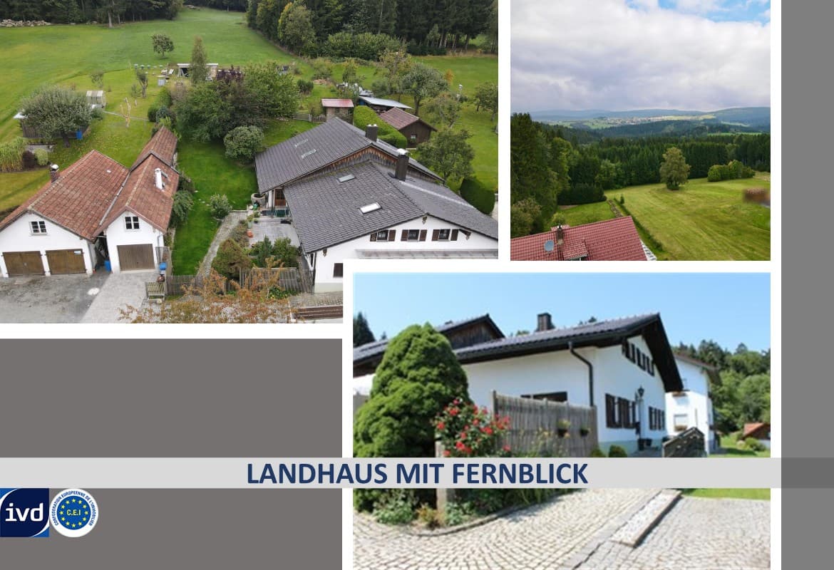 RESERVIERT! FERNBLICK - GROßES LANDHAUS MIT FEWO TIERHALTUNG GEEIGNET