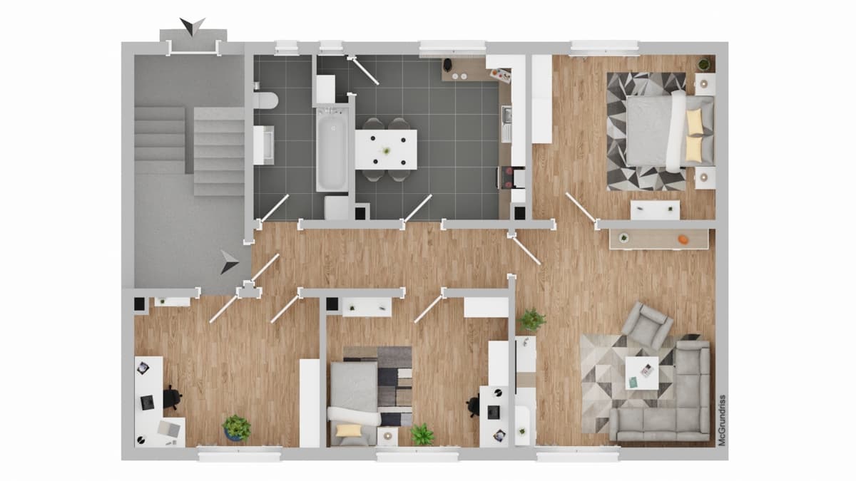 Großzügige 4-Zimmer-Eigentumswohnung in unmittelbarer Innenstadtlage!