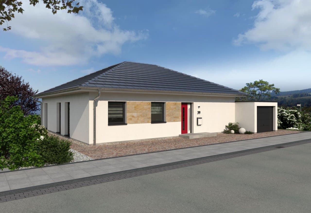 Streif Luxus Bungalow als Effizienzhaus , Grundstück ist incl