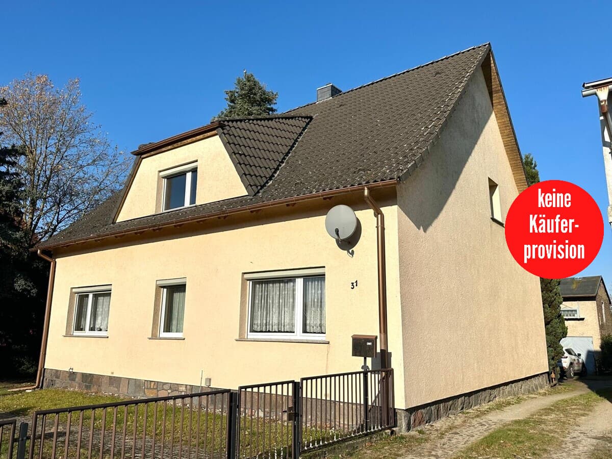 HORN IMMOBILIEN ++ großzügiges Einfamilienhaus mit Nebengelass in Heinrichsruh bei Torgelow