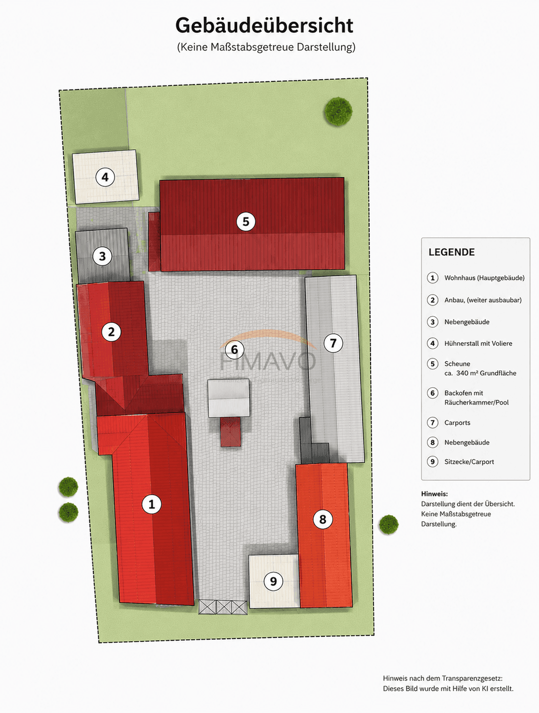 Vier-Seiten-Bauernhaus mit Charakter & Komfort – Nähe Kahnsdorfer See mit viel Platz