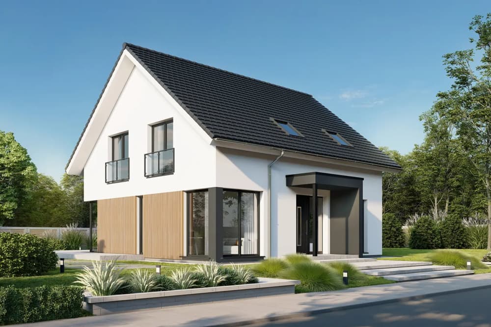Schönes Einfamilienhaus in KFW 40 Bauweise mit Grundstück