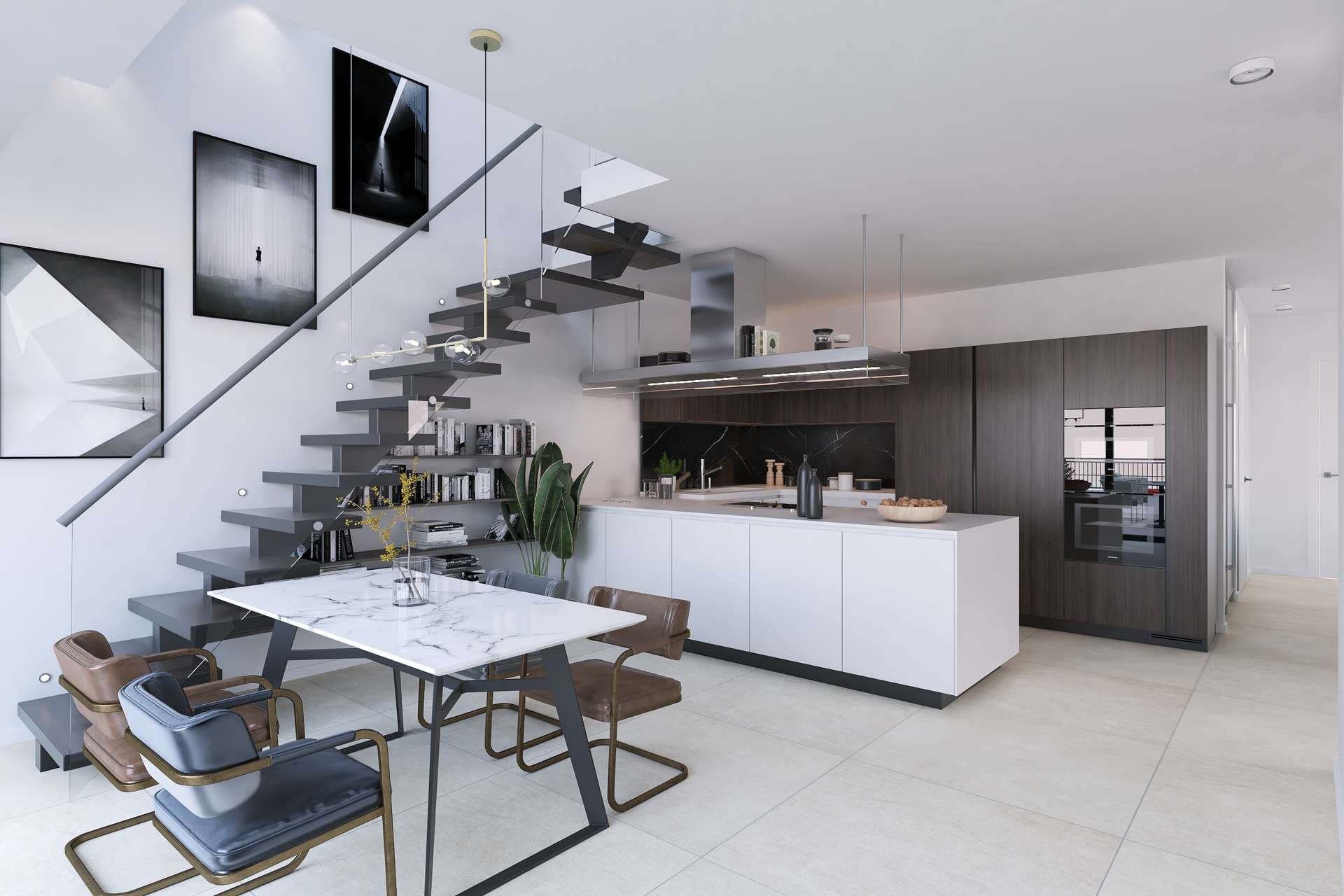 Rückzugsort über den Dächern – moderne Dachgeschosswohnung mit Galerie