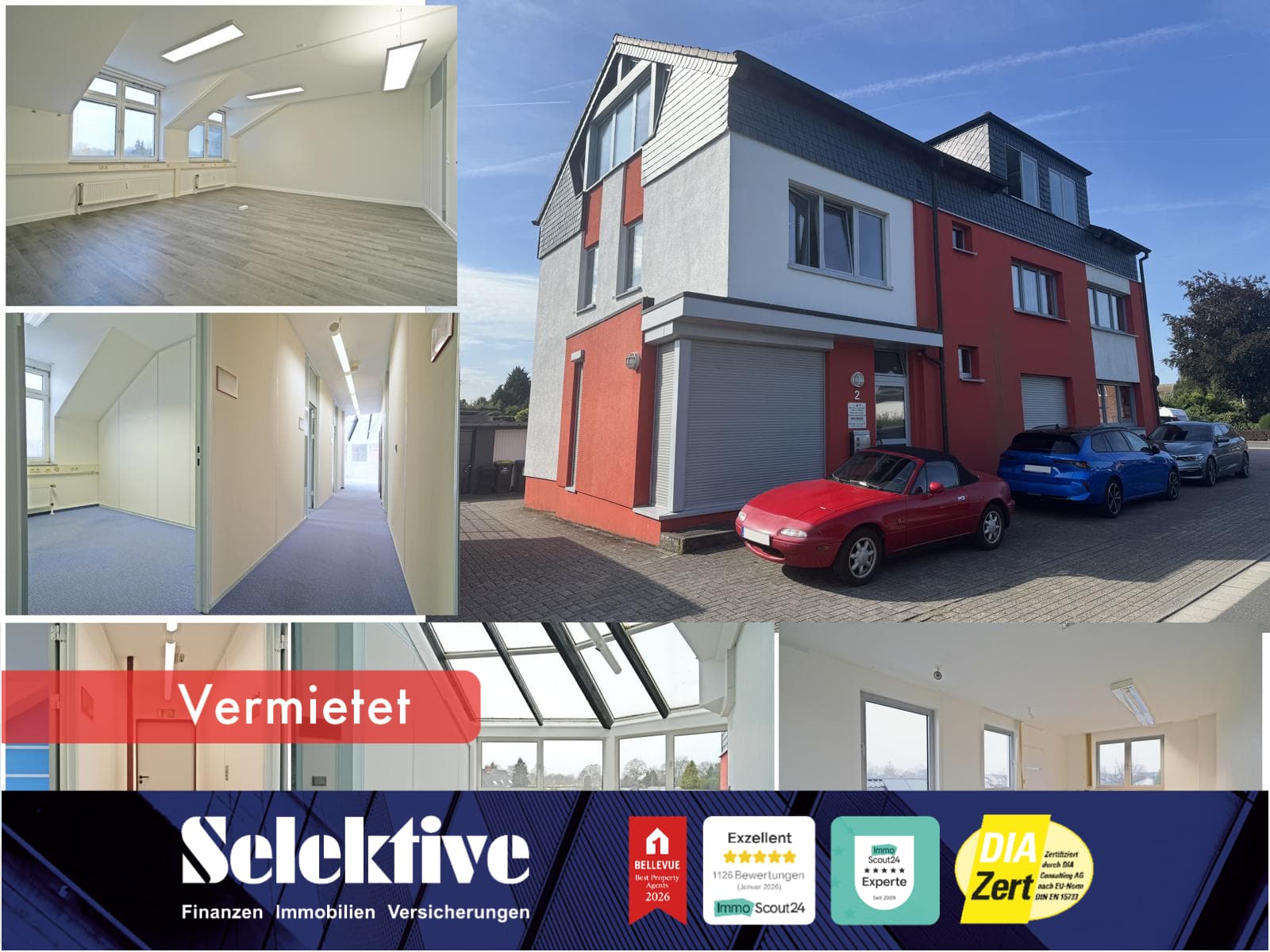 Sofort verfügbar - Großes, teilklimatisiertes Büro auf über 360m² in ruhiger Lage von Moers-Kapellen