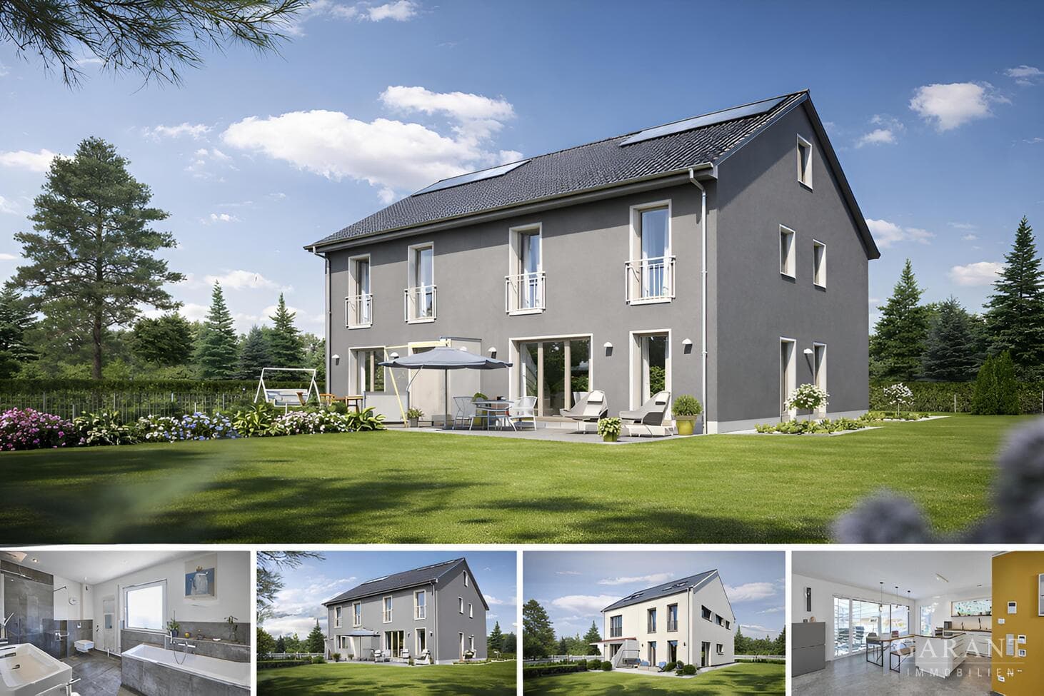Neubau Doppelhaushälfte auf attraktivem Grundstück in Altenmünster