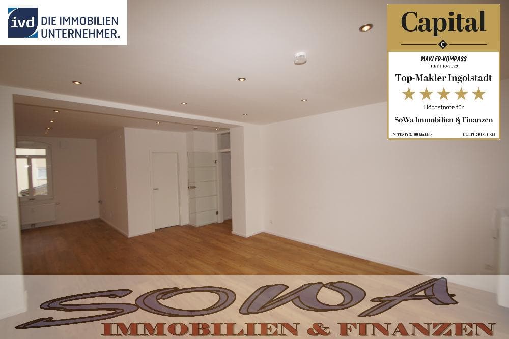 Zentrumsnahe großzügige, gut geschnittene 3 Zimmer Wohnung mit 2 Balkonen und Aufzug im Haus in einer guten Lage in Neuburg - Ein Objekt von Ihrem Immobilienpartner SOWA Immobilien und Finanzen