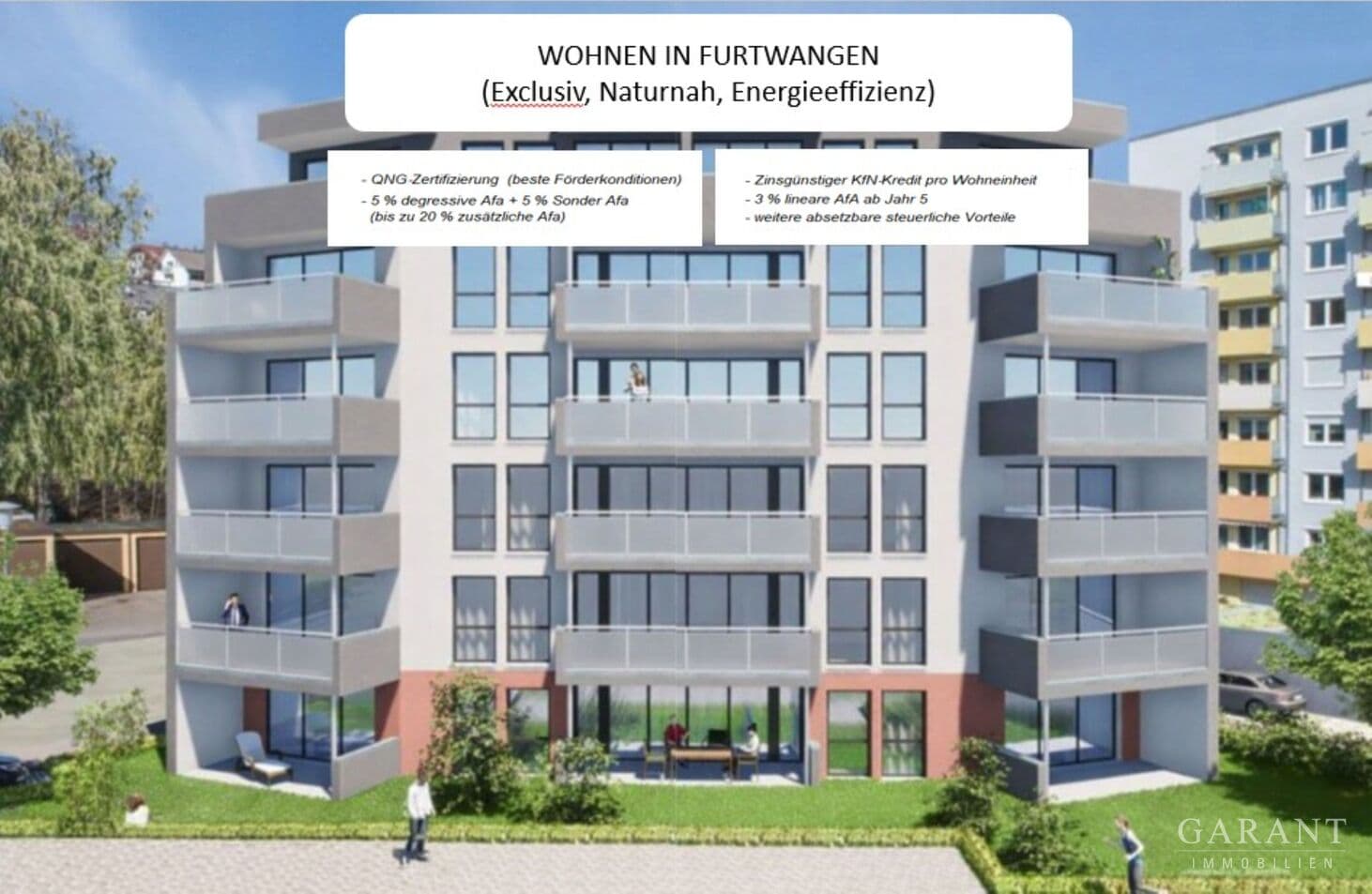 Klimafreundliches Neubau-Mehrfamilienhaus mit 14 Wohneinheiten in Furtwangen!