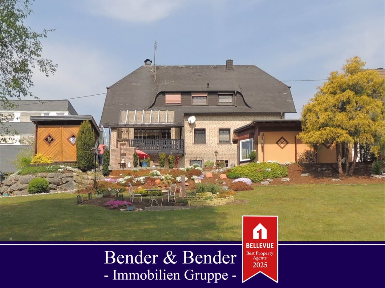 Top gepflegtes Einfamilienhaus mit einer herrlichen Gartenlandschaft, am Waldrand gelegen!