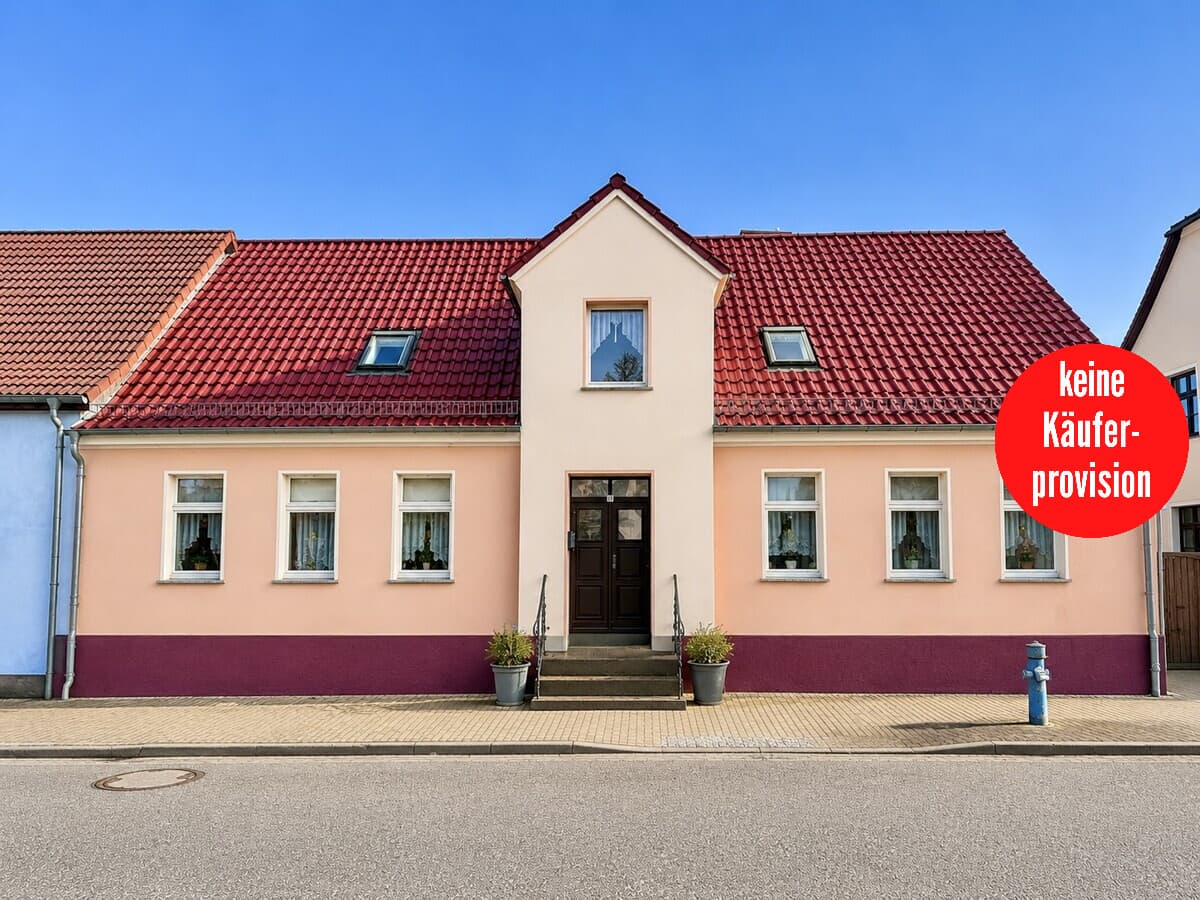 HORN IMMOBILIEN ++ großes Einfamilienhaus in Brüssow bei Löcknitz