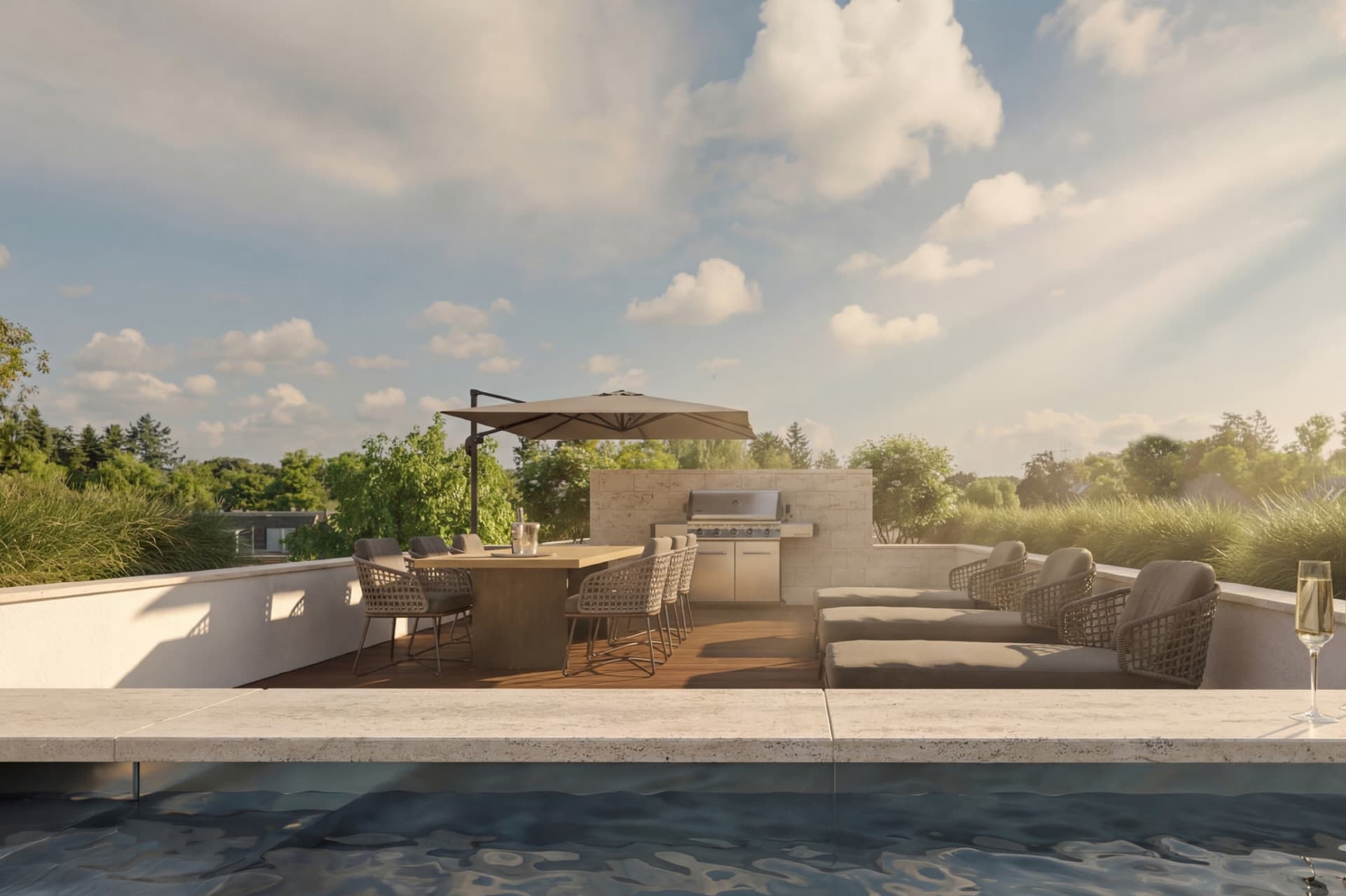 Dachterrasse