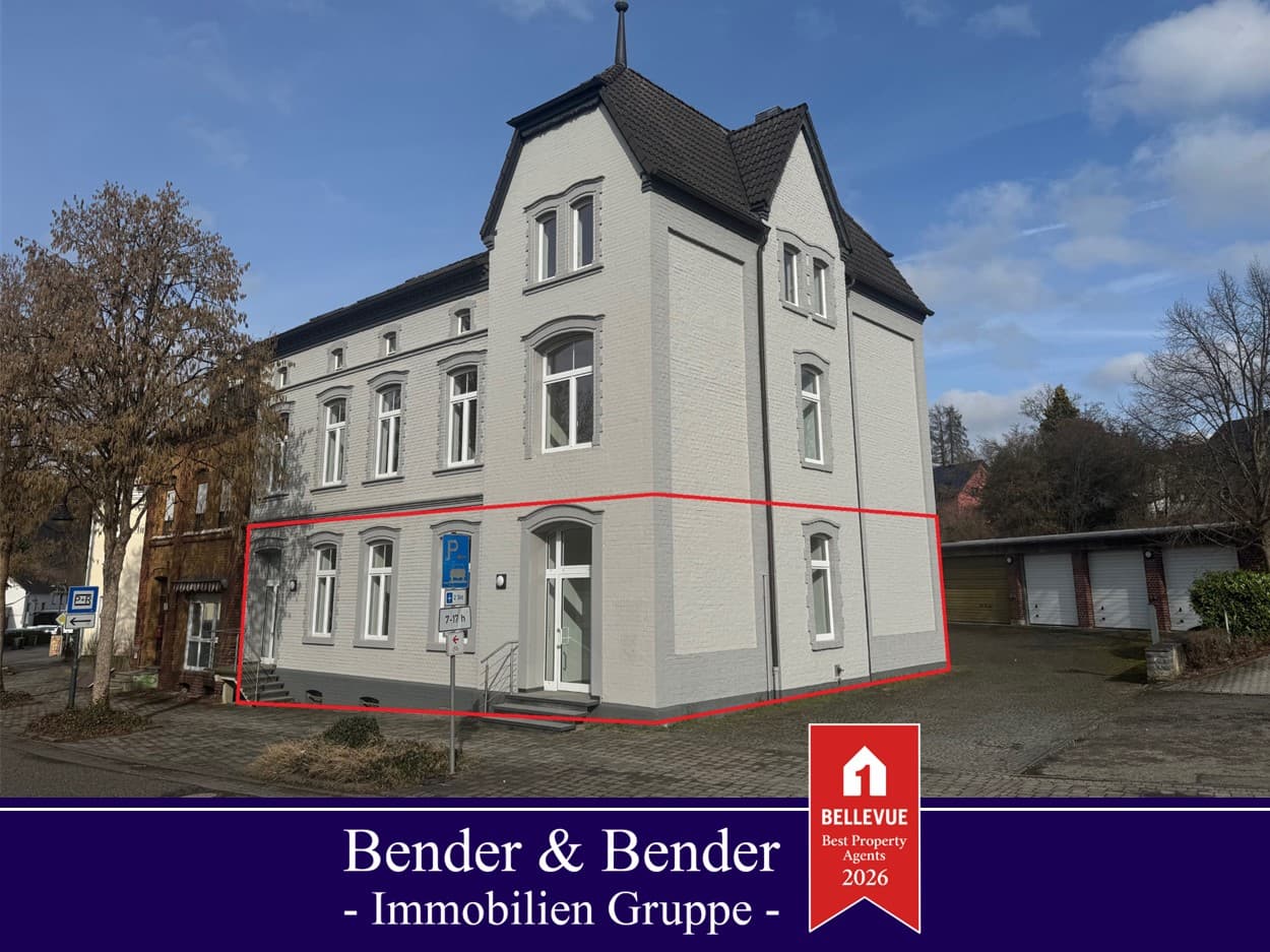 Attraktive Praxis- oder Bürofläche im Erdgeschoss mit Stellplätzen und optionaler Lagerfläche!