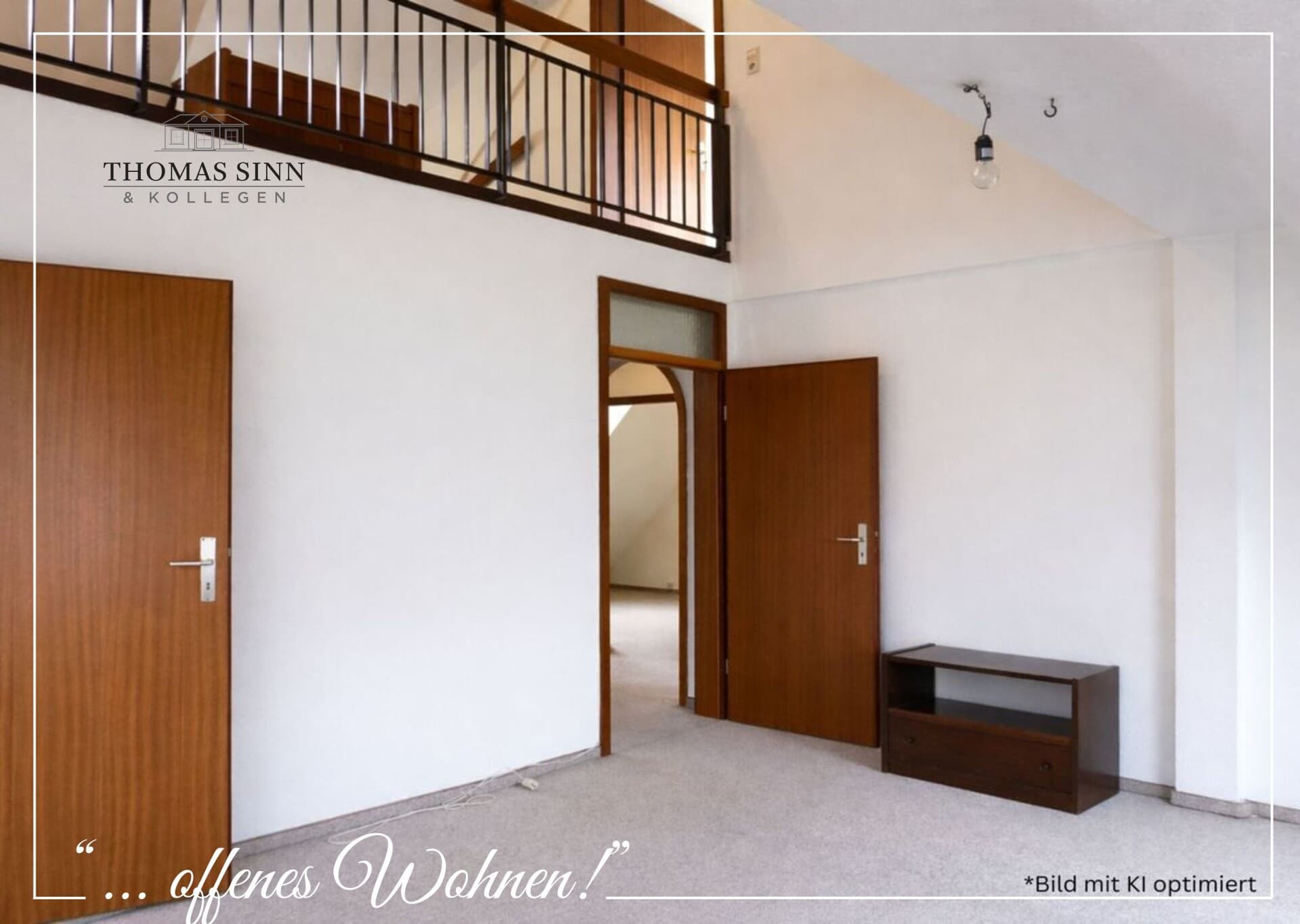 Attraktive Maisonettewohnung 
4 Zimmer - Dachloggia - TG-Platz
Durchrenovieren und Einziehen