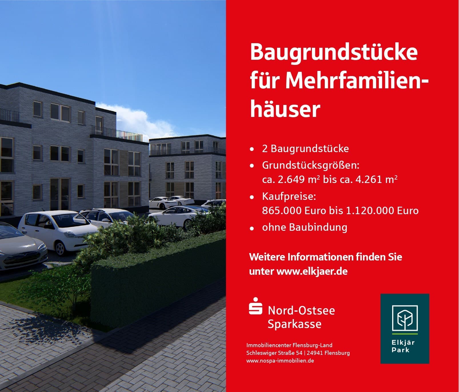Zu Hause im Herzen Angelns! Wählen Sie aus 2 Baugrundstücken für Mehrfamilienhäuser