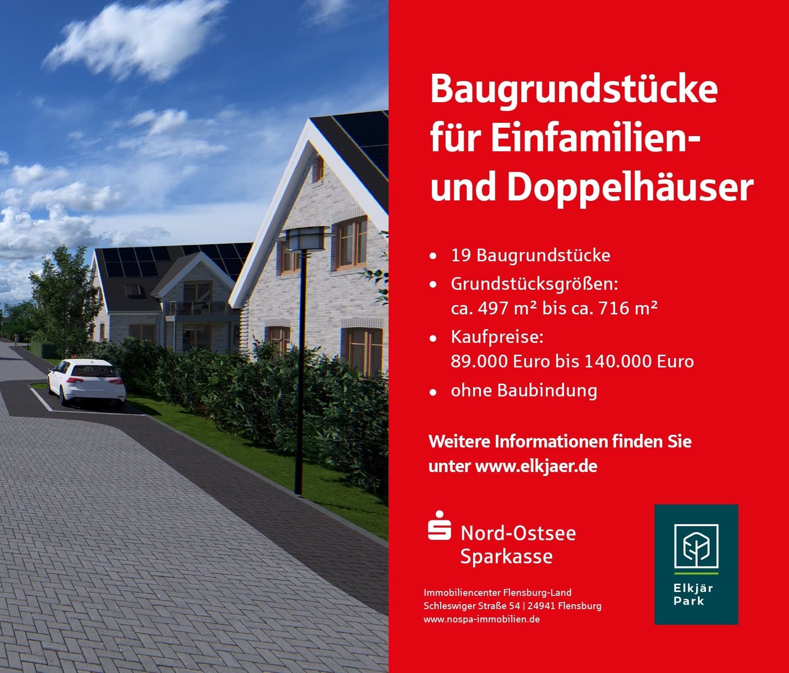 Zu Hause im Herzen Angelns! Wählen Sie aus 19 Baugrundstücken für Einfamilien- und Doppelhäuser
