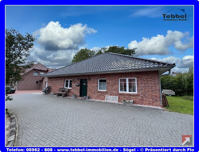 Neuwertiger Walmdachbungalow in Werlte - ebenerdig wohnen!