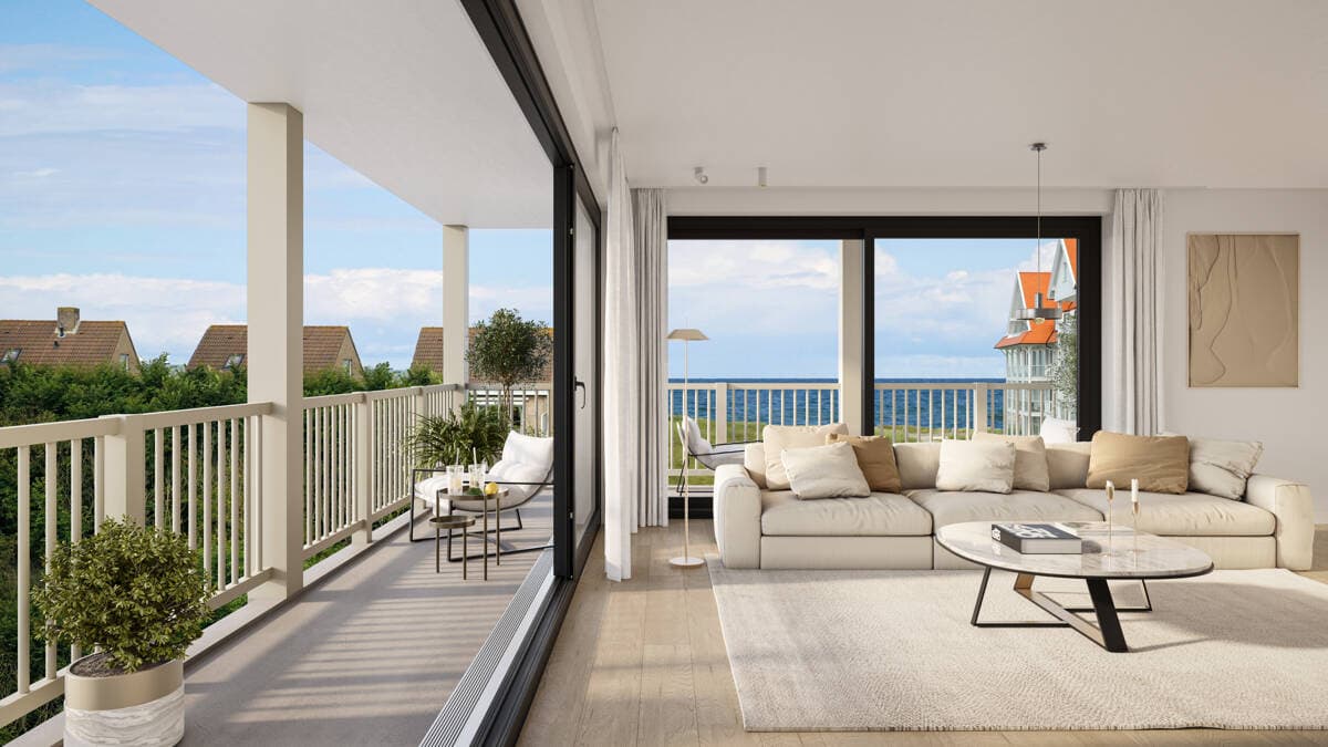 Exclusives Appartement Typ H am Fuße der Dünen Cadzands
