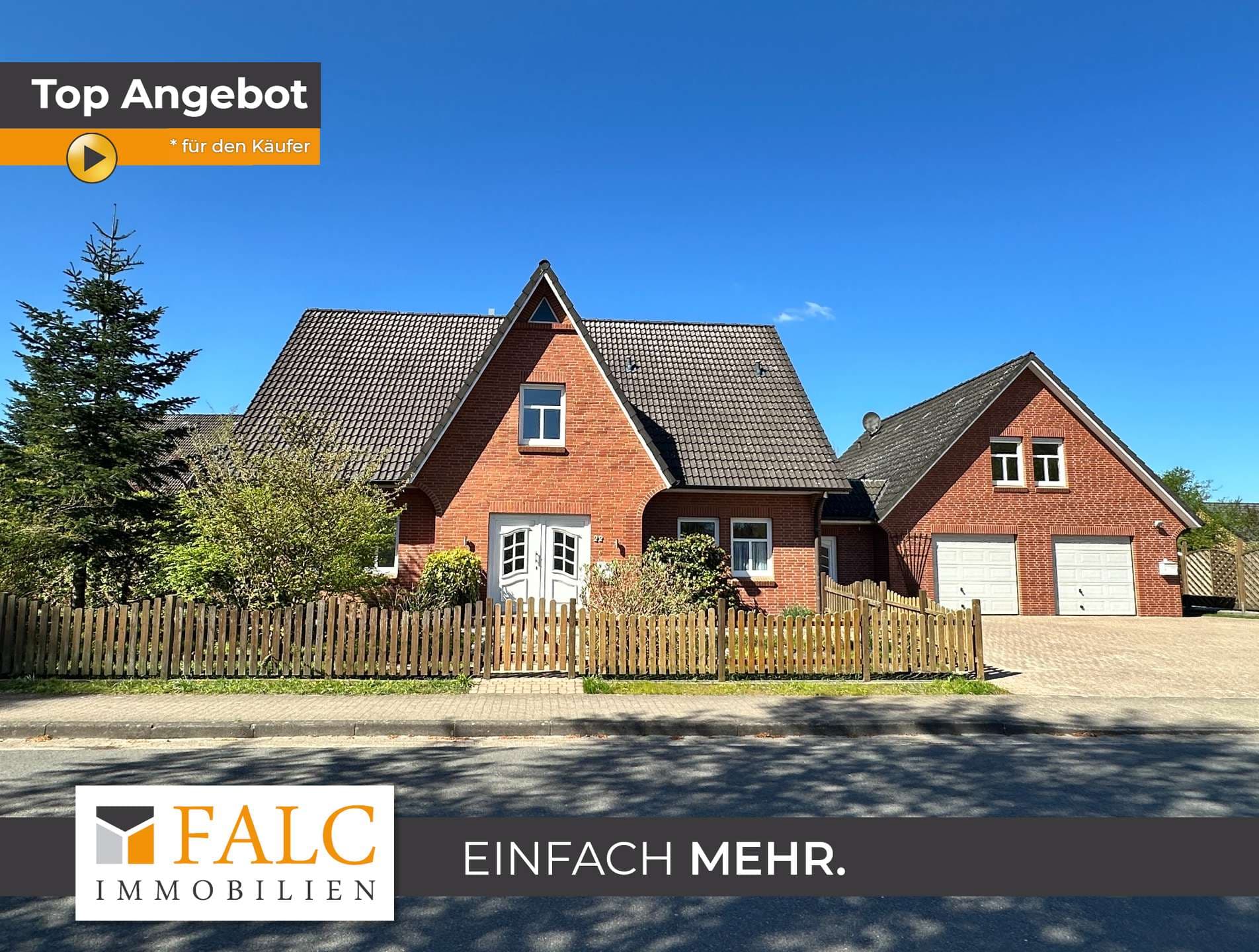 Top gepflegtes Einfamilienhaus mit Einliegerwohnung und Praxis in schöner Lage von Oldendorf