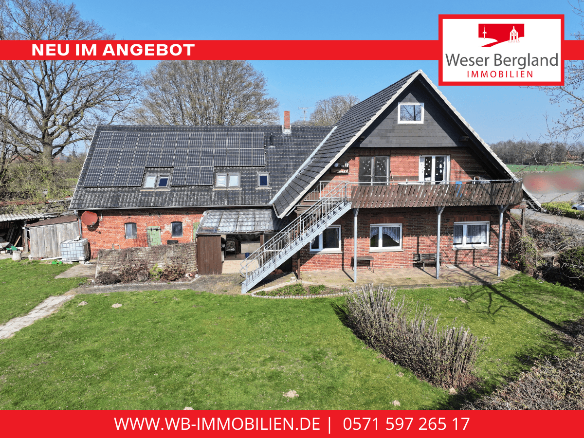 Bauernhaus mit sonnigem Grundstück, Charakter, Platz und Potenzial