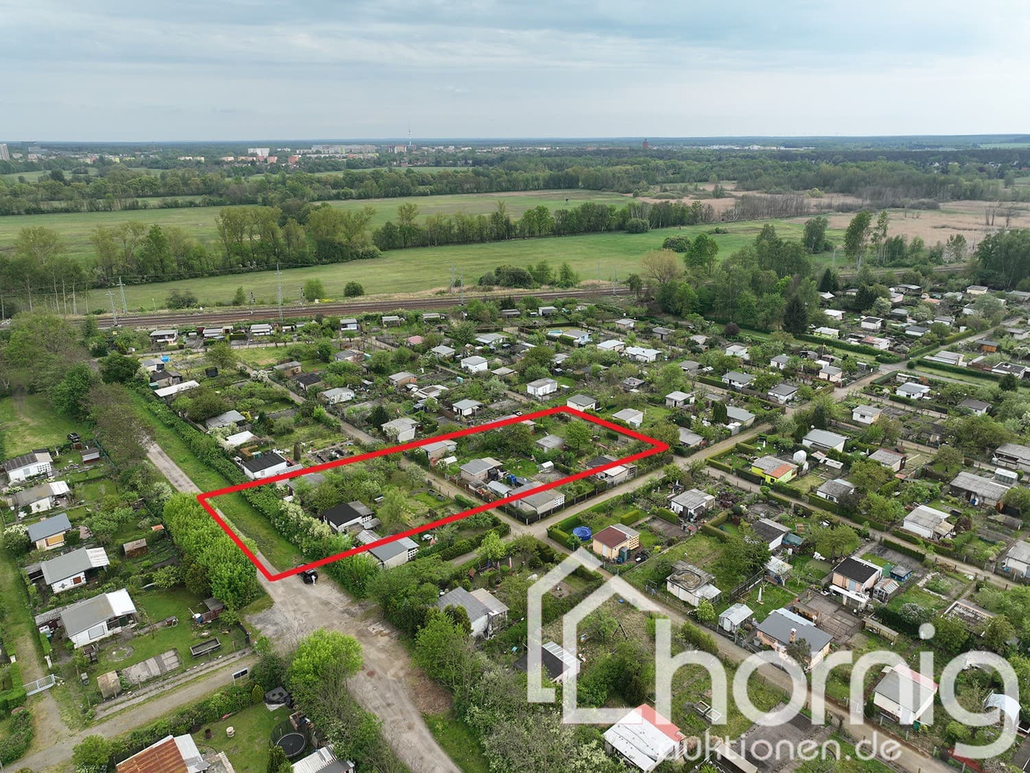 Erholungsfläche als Teil einer Kleingartenanlage (ca. 0,3 ha) in Cottbus