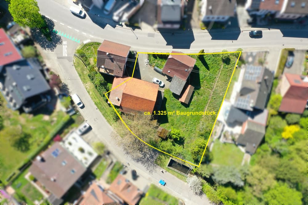 BAUGRUNDSTÜCK FÜR 2 BIS 3 MEHRFAMILIENHÄUSER, KETTENHÄUSER ODER AUCH  EIN-/ UND 2 FAMILIENHÄUSER...