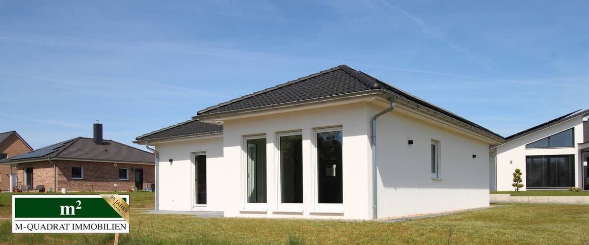 PROV.FREI F. KÄUFER: BUNGALOW BJ 2023 IM ERSTBEZUG -  A+ EFFIZIENZHAUS, SMARTHOME & TOP-TECHNIKPAKET