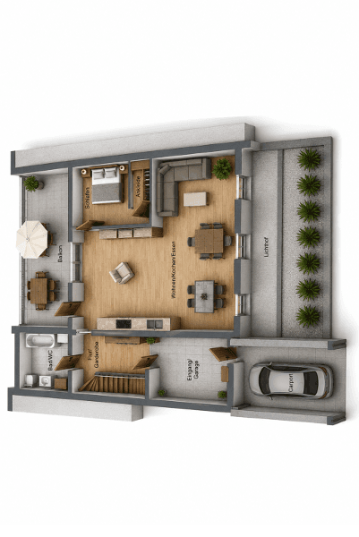 LOFT - modernes wohnen - TRAUM wird REALITÄT - mitten in der Metropole und grenznah zu Frankreich!