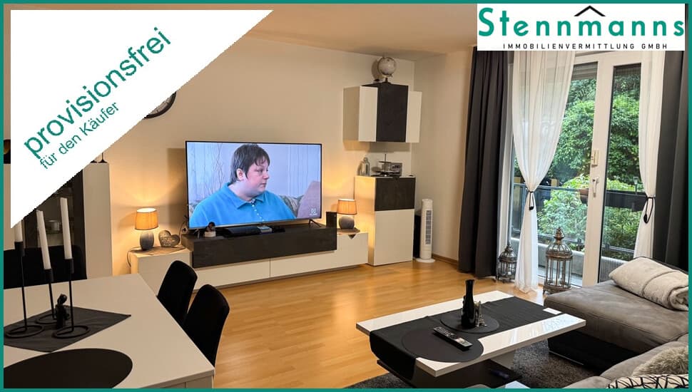 PROVISIONSFREI: INNENSTADT-WOHNEN IN GEPFLEGTER WOHNANLAGE MIT BALKON, AUFZUG & STELLPLATZ IN REMSCHEID