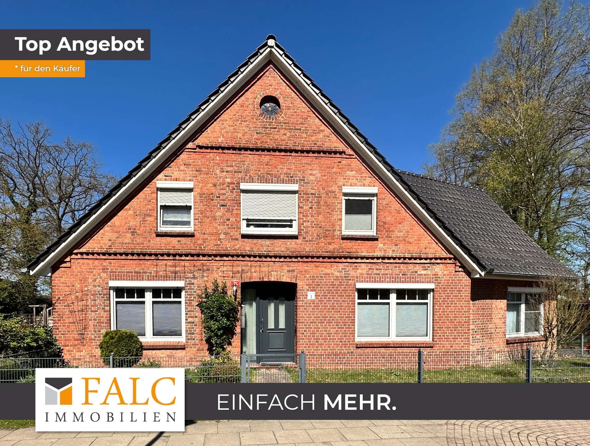 Einfamilienhaus mit Einliegerwohnung und Baugrundstück in zentraler Lage von Himmelpforten