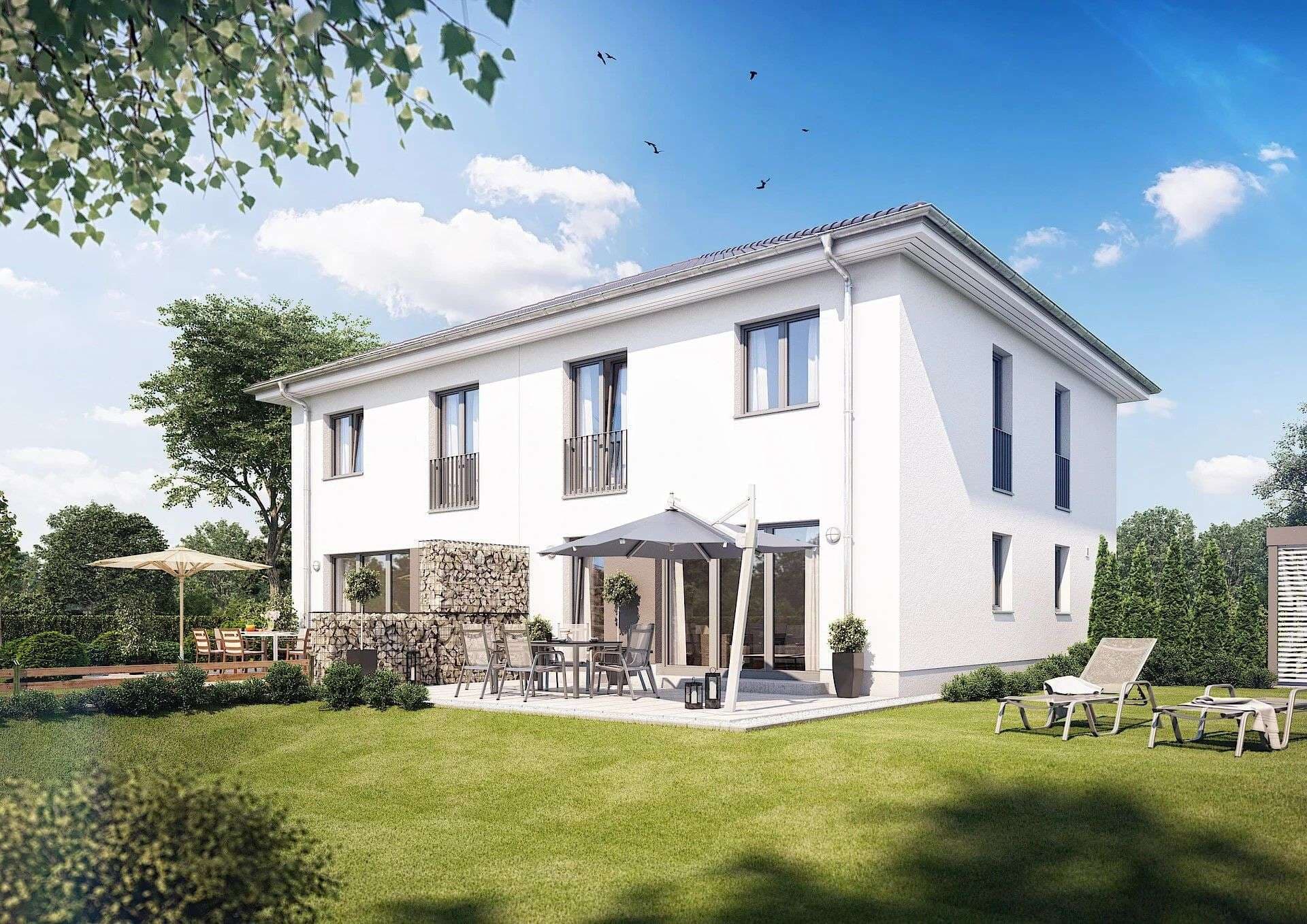 Elegante DHH mit Keller / Inclusive Grundstück / Ideal für die junge Familie