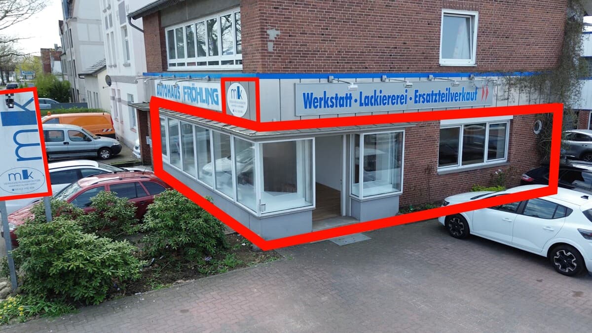 Sichtbarkeit für Ihr Business! Bürofläche in der Kieler Straße
