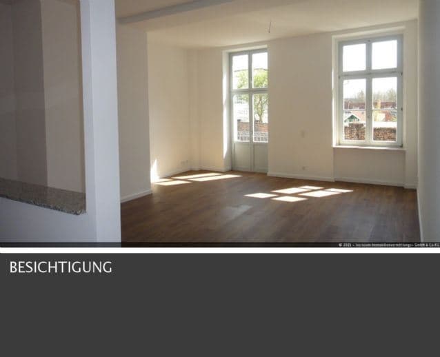 Attraktive 2-Zimmer-Wohnung mit offener Küche und Balkon am Wurzener Dom!