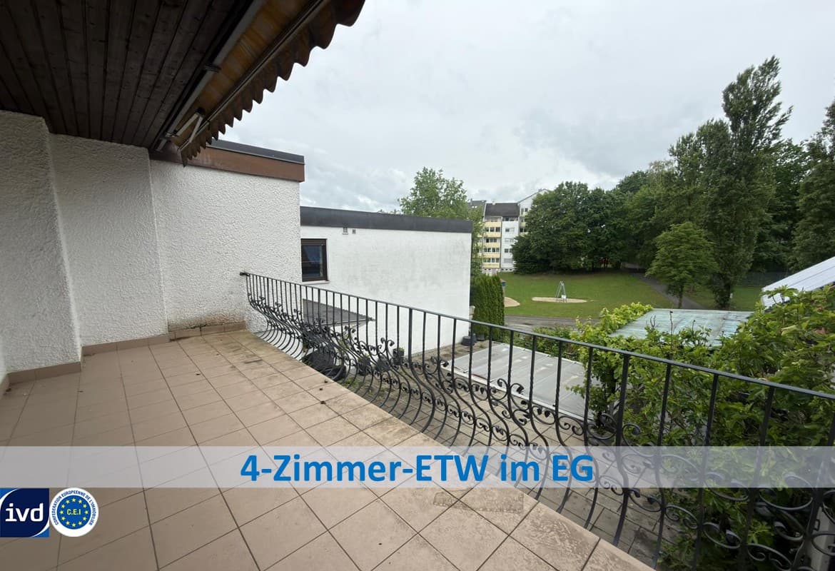 SONNIGE 4-ZIMMER-ETW IN PASSAU GRUBWEG IM ERDGESCHOSS