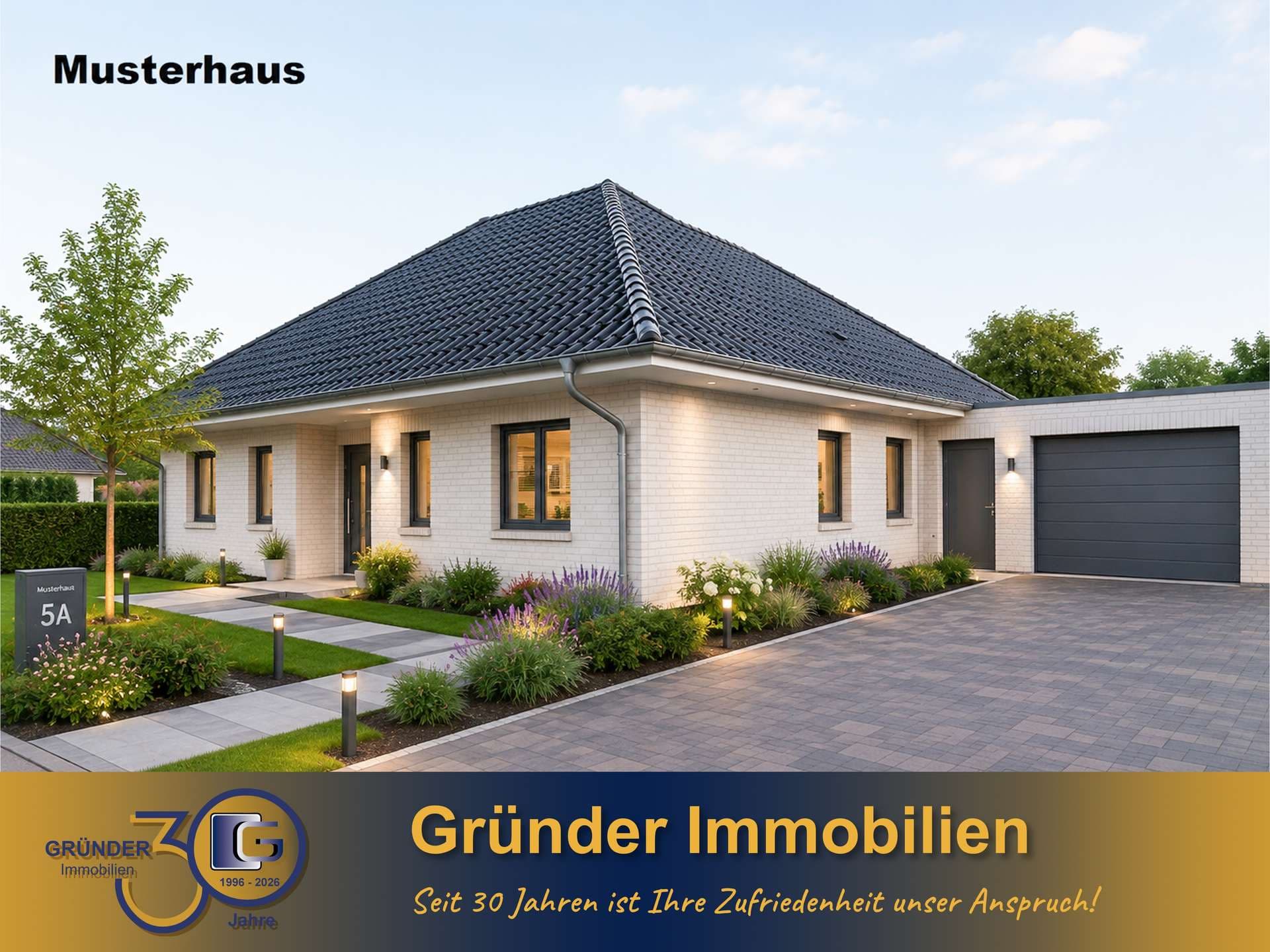 Provisionsfrei für Käufer! Neubau-Walmdachbungalow - Wünsche können berücksichtigt werden!
