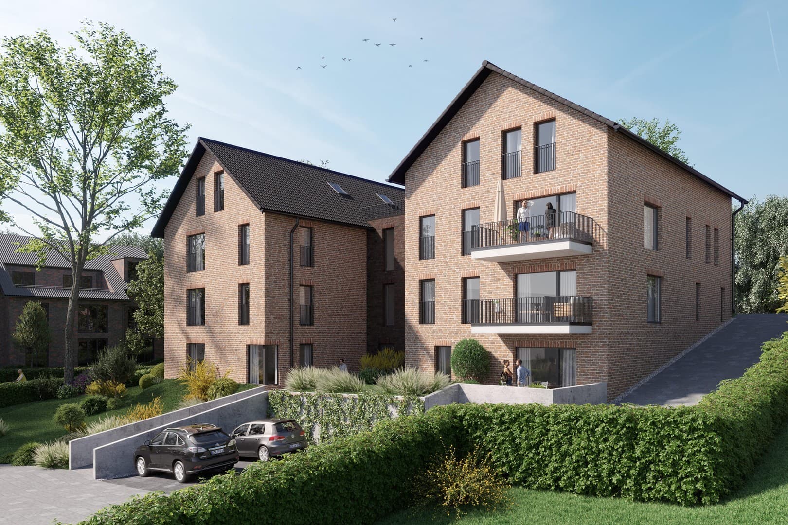 Moderne 2-Zimmer Souterrainwohnung mit Terrasse