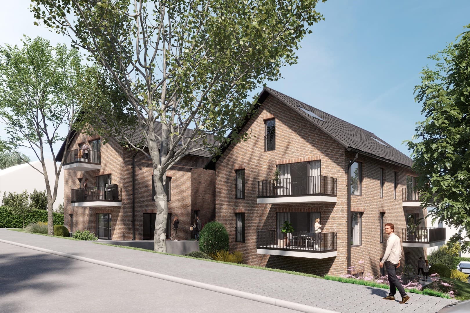 Attraktive Maisonette-Wohnung mit Balkon und Dachterrasse
