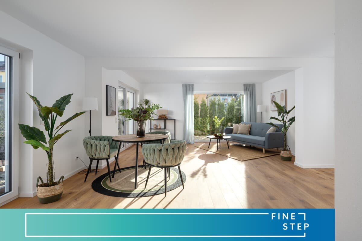 Neubau in massiver Bauweise- DHH mit Dachterrasse in ruhiger Lage