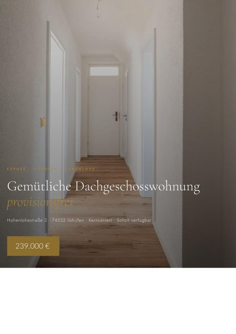 Gemütliche Dachgeschosswohnung - provisionsfrei