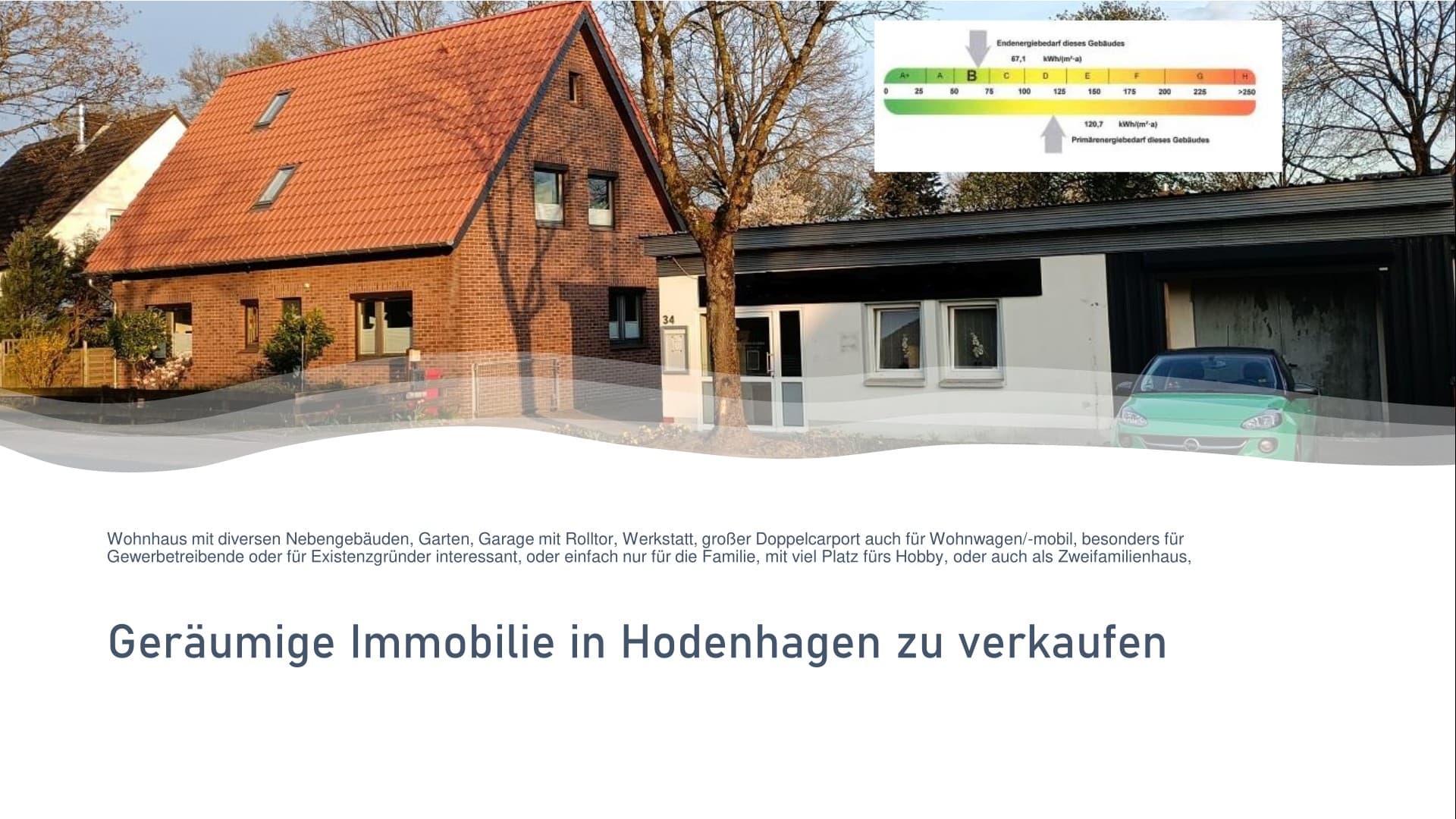 Geräumige Immobilie in Hodenhagen zu verkaufen