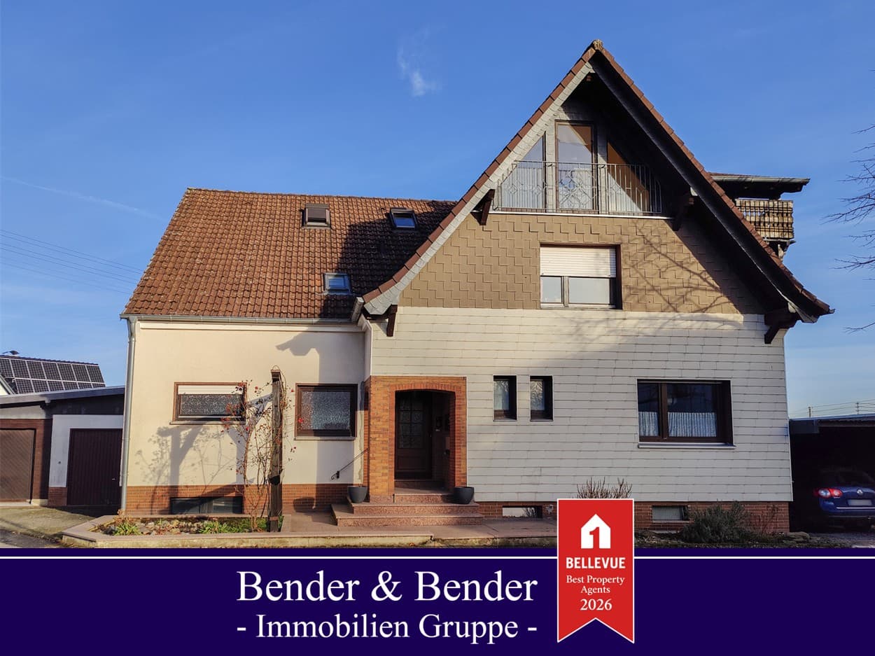 ***Reduziert***Einfamilienhaus mit ELW, 2 Garagen und Fernblick zwischen Flammersfeld und Horhausen!