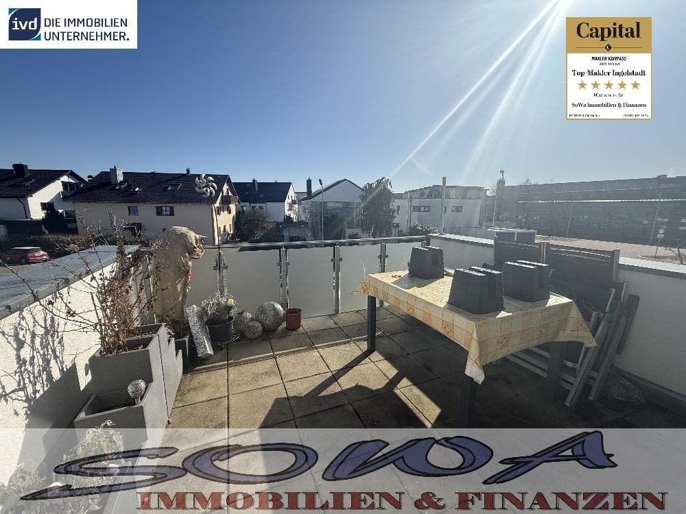 Hochwertige 4 Zimmer Wohnung mit Balkon, Aufzug, Stadtlage in Neuburg - Ein Objekt von Ihrem Immobilienpartner SOWA Immobilien und Finanzen