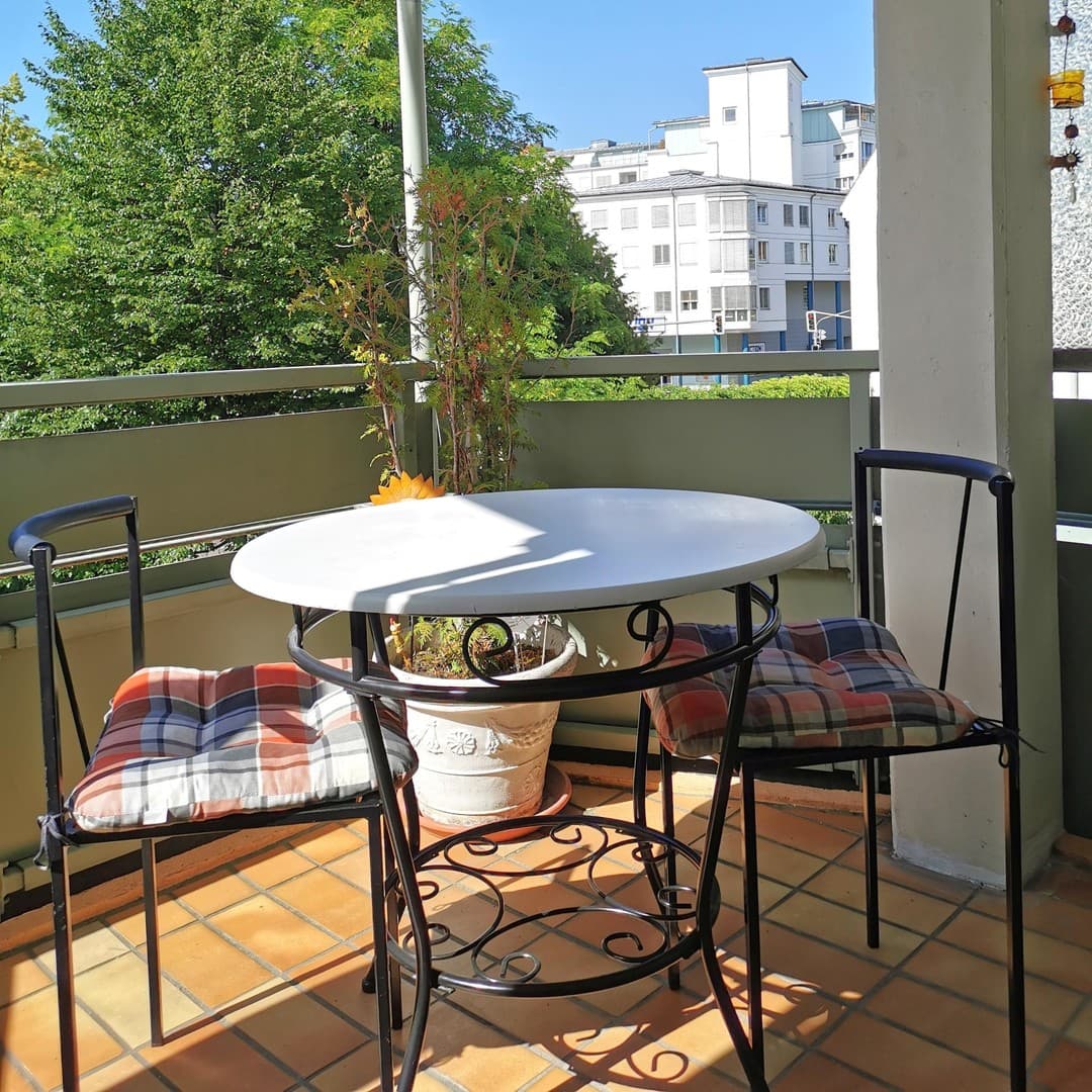 Provisionsfrei! Stilvolle 3 Zimmer-Wohnung mit Balkon und EBK in der Kemptener Innenstadt.