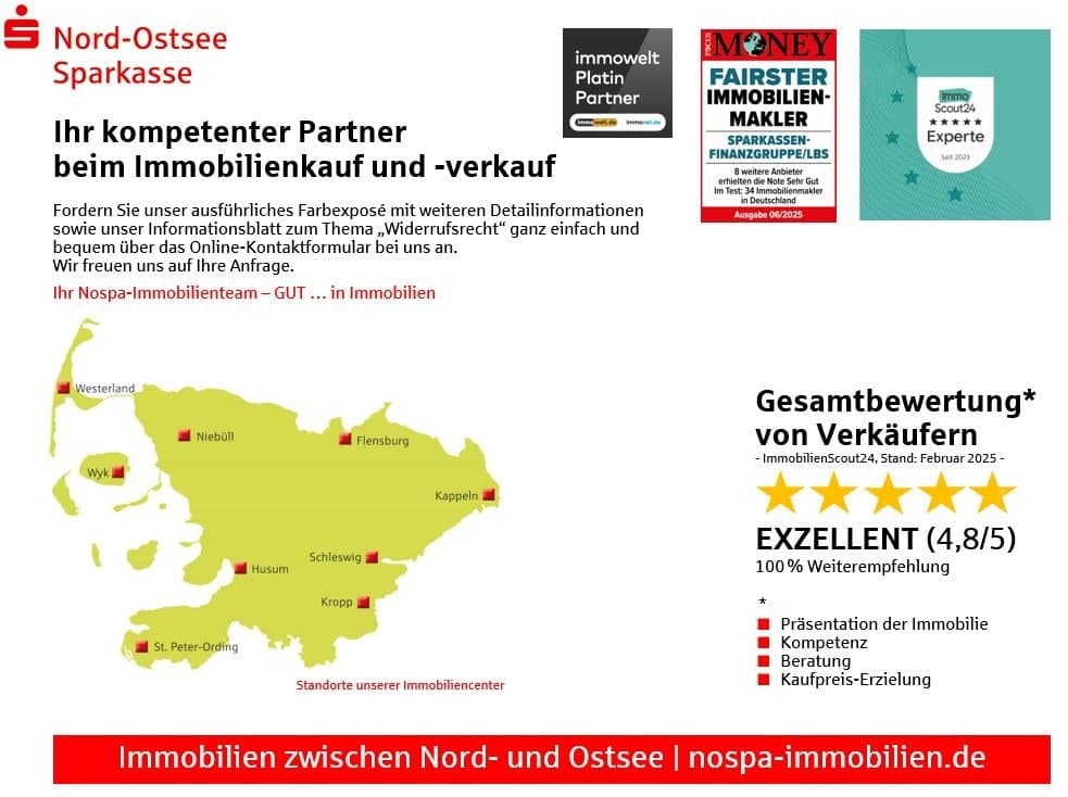 Im Rahmen der Zwangsversteigerung: Bungalow in Wallsbüll!
