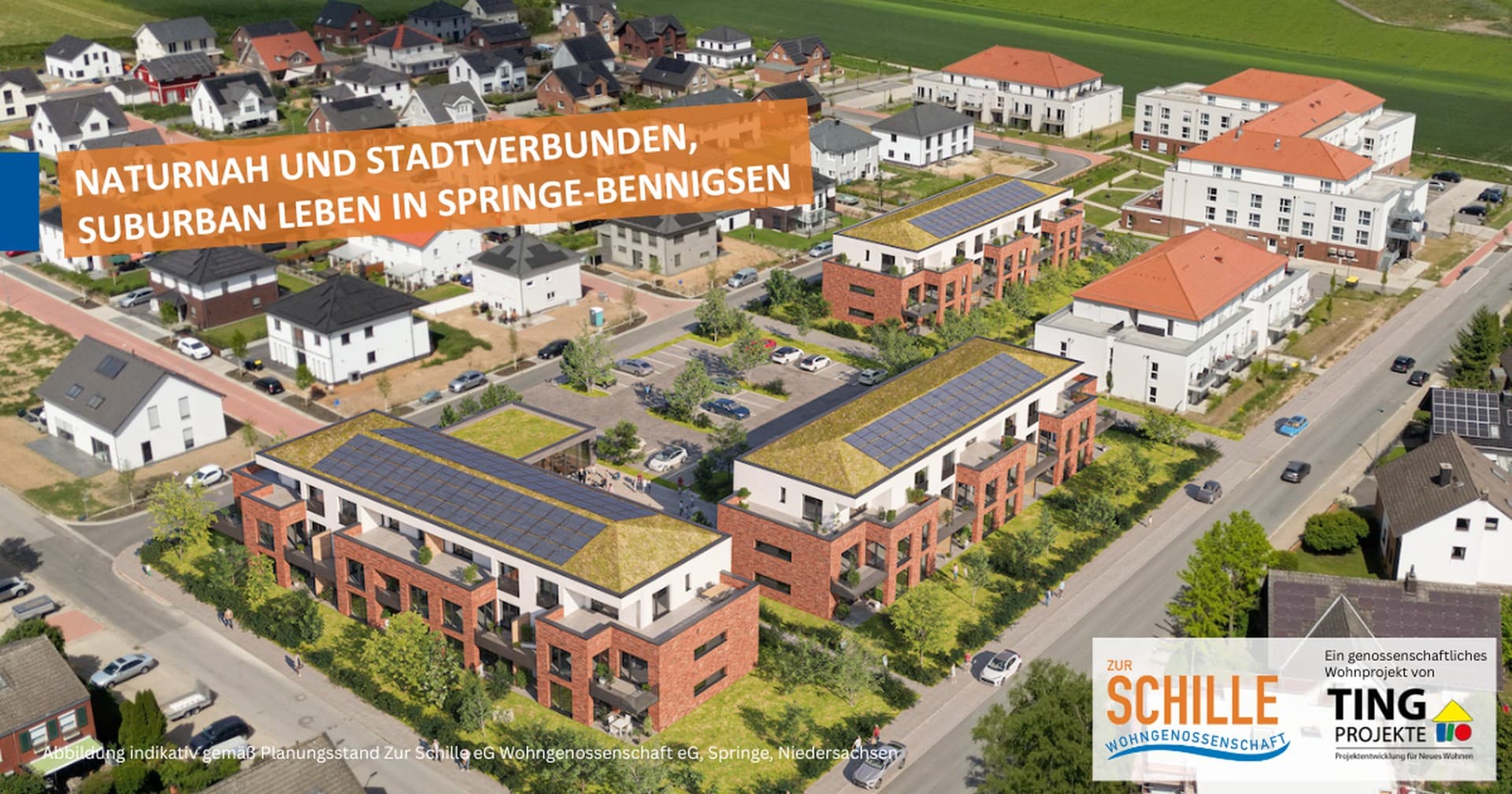 Suburban und naturnah: 3-Zi.-Whg in Bennigsen – Private Wohngenossenschaft Zur Schille eG